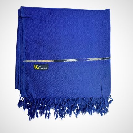 Royal Blue Traditional Ajrak Shawl